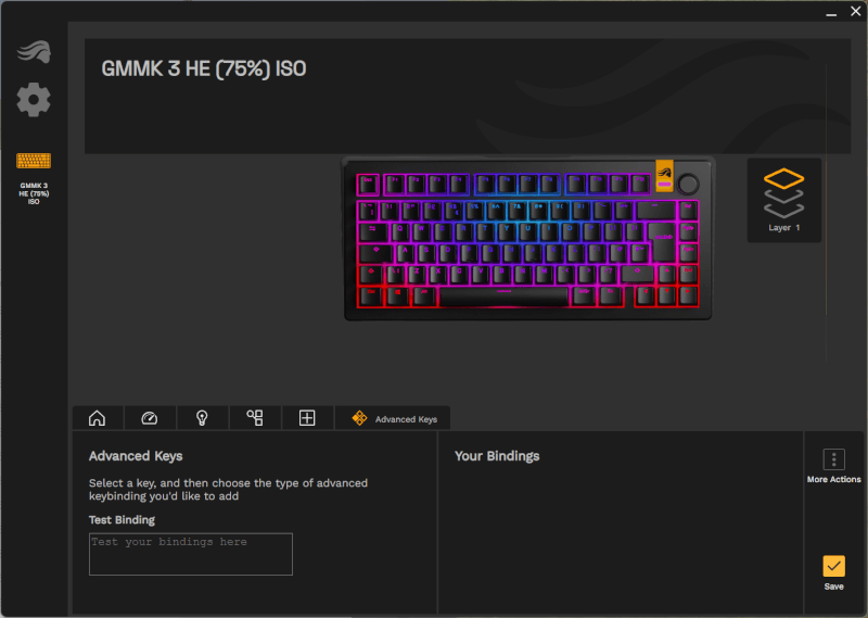 Customize MX hotswap gaming keyboard fall effect Glorious GMMK 3 HE.png